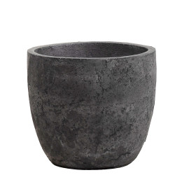 Pot en ciment New Cement gris Ø 34 x 29 cm