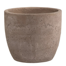 Pot en ciment New Cement brun Ø 42 x 36 cm