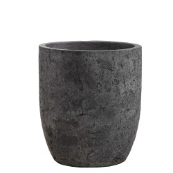 Pot en ciment New Cement gris Ø 34 x 38 cm