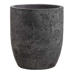 Pot en ciment New Cement gris Ø 42 x 47 cm