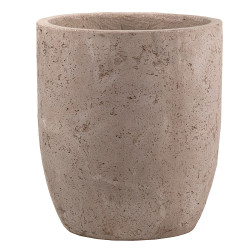 Pot en ciment New Cement brun Ø 42 x 47 cm