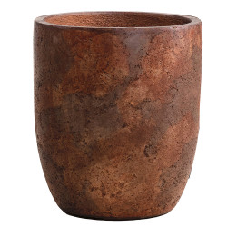 Pot en ciment New Cement brun rouille Ø 42 x 47 cm
