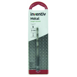 Foret hexagonal pour métal Ø 5 mm INVENTIV