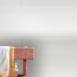 Lambris PVC blanc mat 120 x 25 cm 8 pièces DUMAPAN