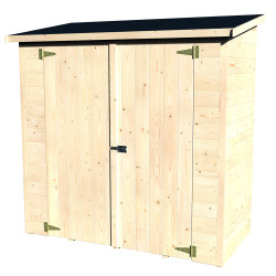 Abri de jardin en bois adossé Albecove 12 mm 1