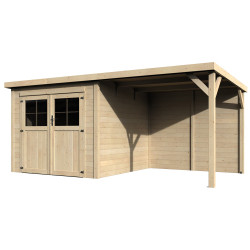 Abri de jardin en bois Paradis 19 mm 4