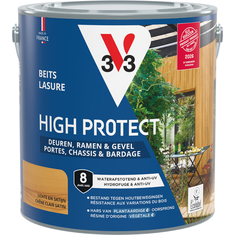 Lasure Bois Haute Protection Chêne Clair 2,5 L | V33