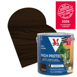 Lasure Bois Haute Protection Wengé 2,5L V33 Porte & Châssis | V33