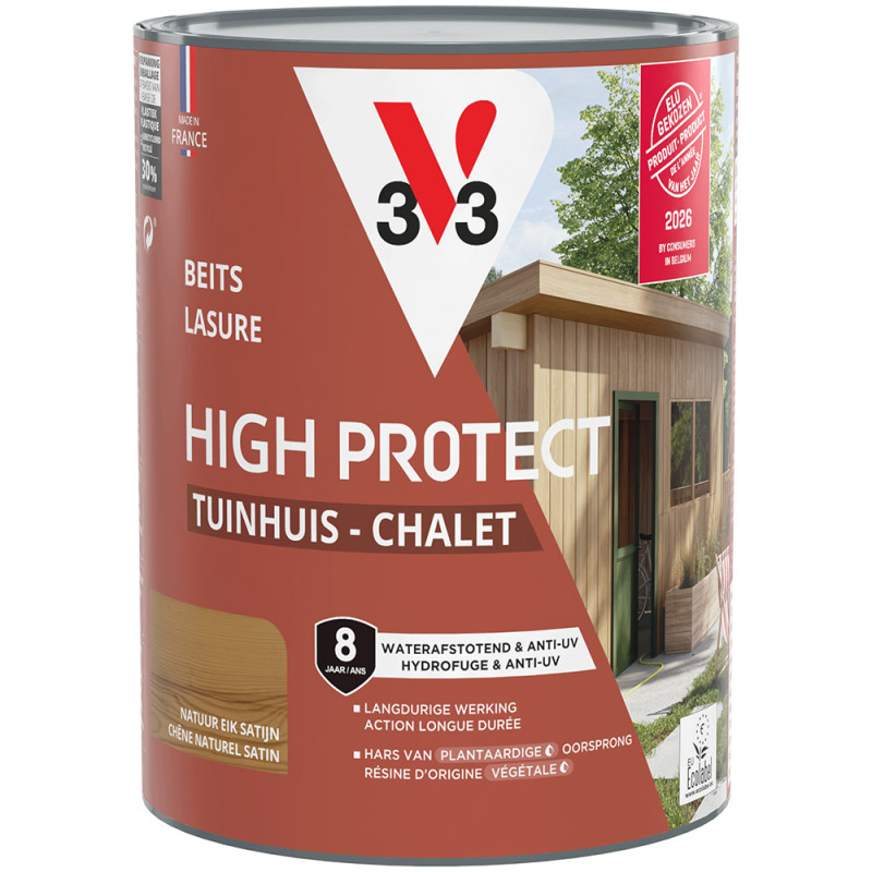 Lasure Chalet Haute Protection Chêne Naturel V33 0,75 L | V33