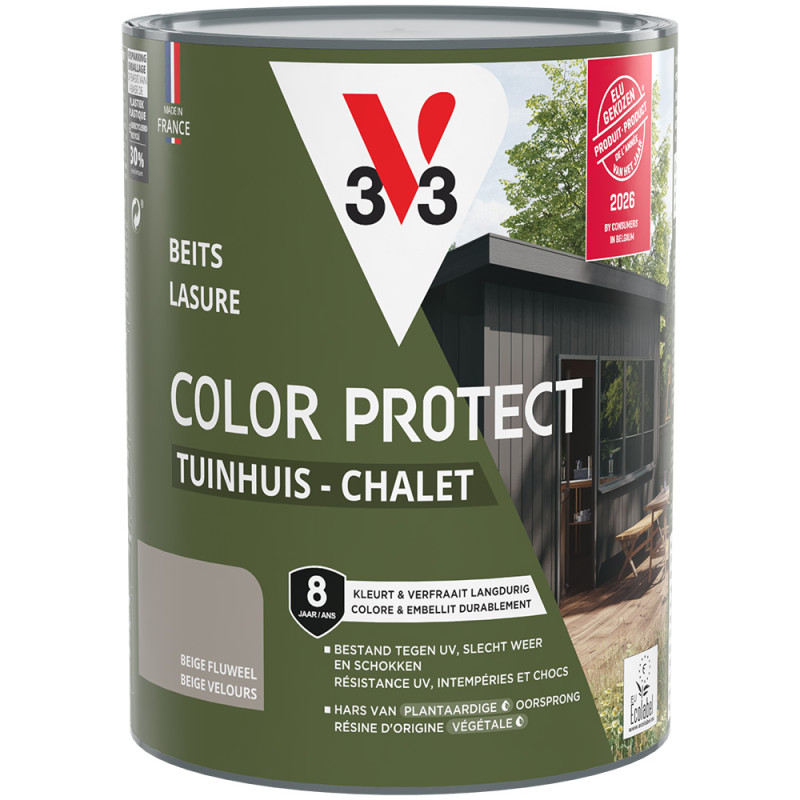 Lasure Chalet Beige V33 Protection de la couleur 0,75 L | V33