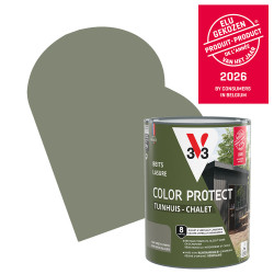Lasure Chalet V33 Protection Couleur Kaki Grisé 0,75 L | V33