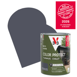 Lasure Chalet Protection Couleur Bleu Orage 0,75 L | V33