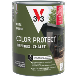 Lasure Chalet Anthracite Protection Couleur V33 0,75 L | V33