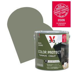 Lasure Chalet V33 Protection Couleur Kaki Grisé 2,5 L | V33