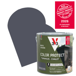 Lasure Chalet V33 Protection Couleur Bleu Orage 2,5 L | V33