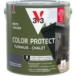 Lasure Chalet V33 Protection Couleur Bleu Orage 2,5 L | V33