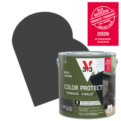 Lasure Chalet Anthracite V33 Protection Couleur 2,5 L | V33
