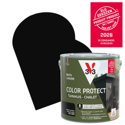 Lasure Chalet V33 Protection de la couleur Noir 2,5 L | V33