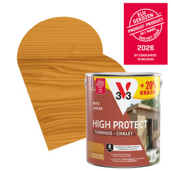 Lasure Chalet Haute Protection Chêne Doré V33 - 3 L Gratuit | V33