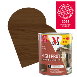 Lasure Chalet Haute Protection Chêne Foncé V33 - 3 L Gratuit | V33