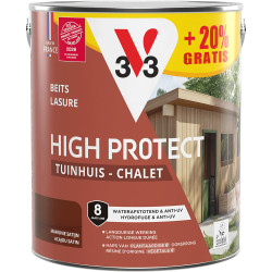Lasure Chalet Haute Protection Acajou V33 - 3 L Gratuit | V33
