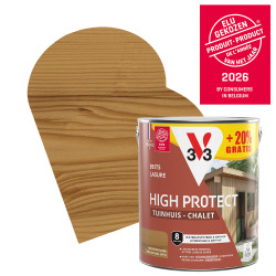 Lasure Chalet High Protect Chêne – 2,5 L + 0,5 L gratuit| V33