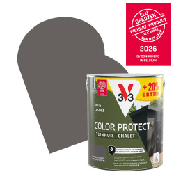 Lasure Chalet V33 Gris Taupé 2.5L+0.5L Gratuit | V33