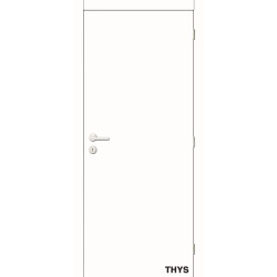 Bloc-porte intérieur à peindre, prêt-à-poser Concept S10 | THYS