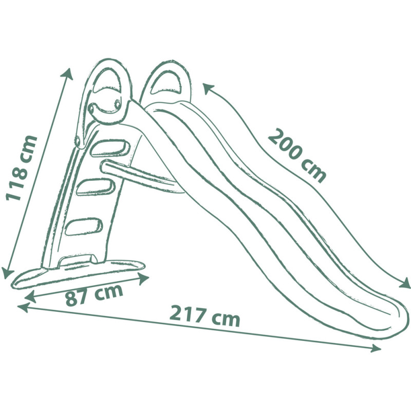 Toboggan Funny 2 m SMOBY