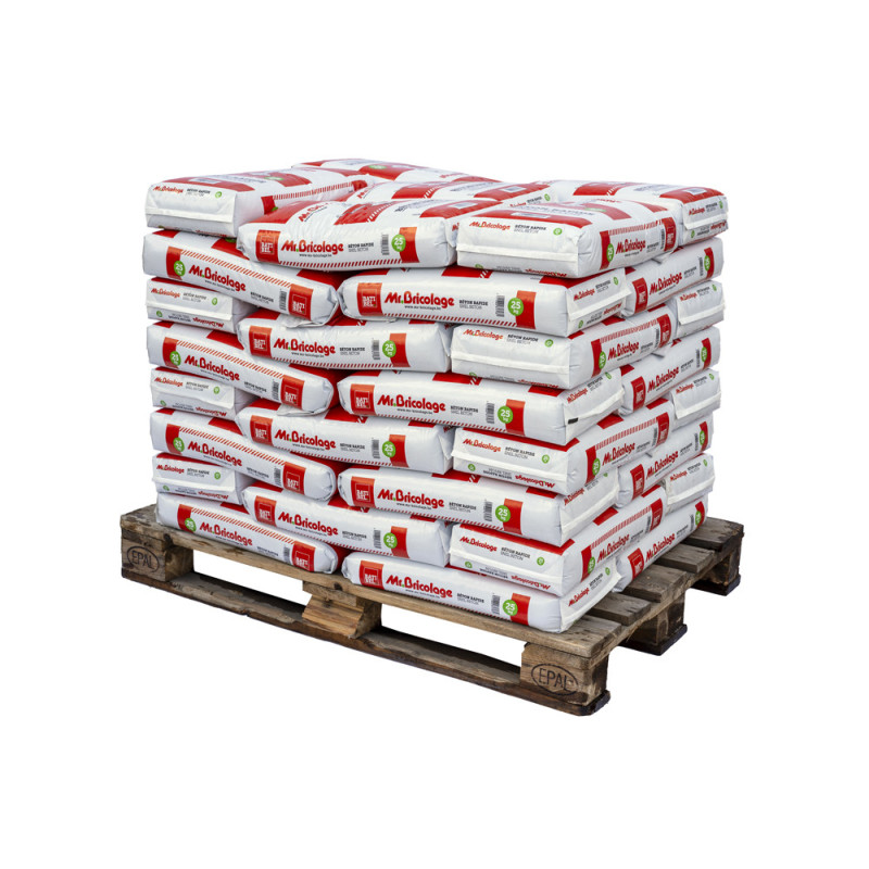 Palette 48 sacs Béton rapide 25kg | MR.BRICOLAGE