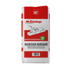 Palette 48 sacs Mortier préparé 25 kg | MR.BRICOLAGE
