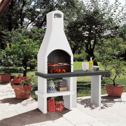 Barbecue Pistoia XL – Bois et charbon pour 8 à 10 convives