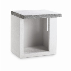 Plan de rangement pour barbecue béton