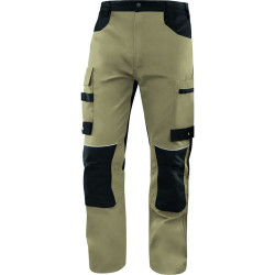 Pantalon de travail M5PA3 beige et noir XXXL DELTA PLUS