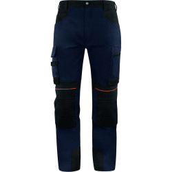 Pantalon de travail M5PA3STR bleu marine et noir M DELTA PLUS