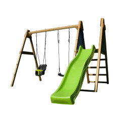 Portique en bois Jade lime