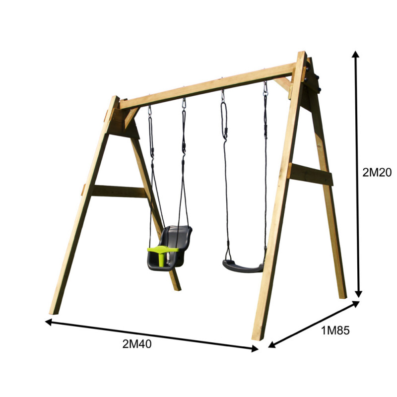 Portique en bois Alba