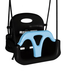Siège de balançoire pour bébé Evo anthracite et bleu pastel