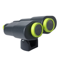 Jumelles anthracite et lime