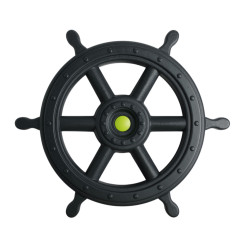 Gouvernail de bateau anthracite et lime