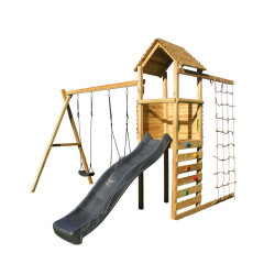 Portique Louis Anthracite – Jeux Extérieurs Durables | BNB WOOD