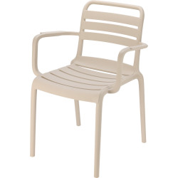 Fauteuil de jardin beige