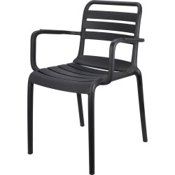Fauteuil de jardin noir