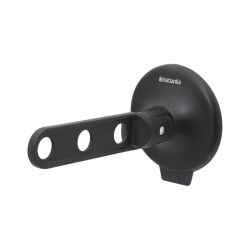 Crochet à cintre avec ventouse noir BRABANTIA