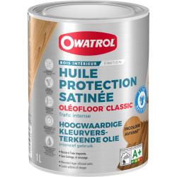 Huile pour parquet Oleofloor Classic incolore 1 L OWATROL