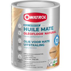 Huile pour parquet Oleofloor Natural incolore 1 L OWATROL