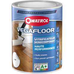Vitrificateur pour parquet Vegafloor mat 1 L OWATROL