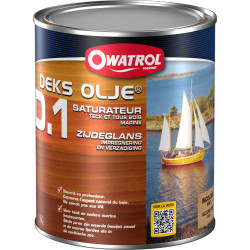 Saturateur pour bois exotique Deks Olje D1 1 L OWATROL