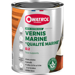 Vernis pour bois Marine D2 incolore 1 L OWATROL