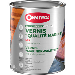Vernis pour bois Marine D2 incolore 2